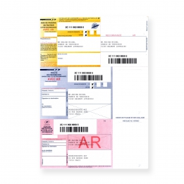 Recommandés A4 Personnalisés avec Accusé Réception (pour mailing)