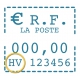 Timbre affranchissement HV de machines à affranchir Neopost / Quadient