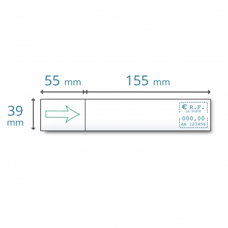 Etiquettes simples IS 480 pour Neopost