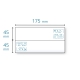 Etiquettes doubles DM100 | DM100I | DM125I | DM175I pour Pitney Bowes