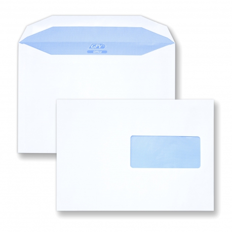 Enveloppe mécanisable C5 - 162x229 avec fenêtre 45x100