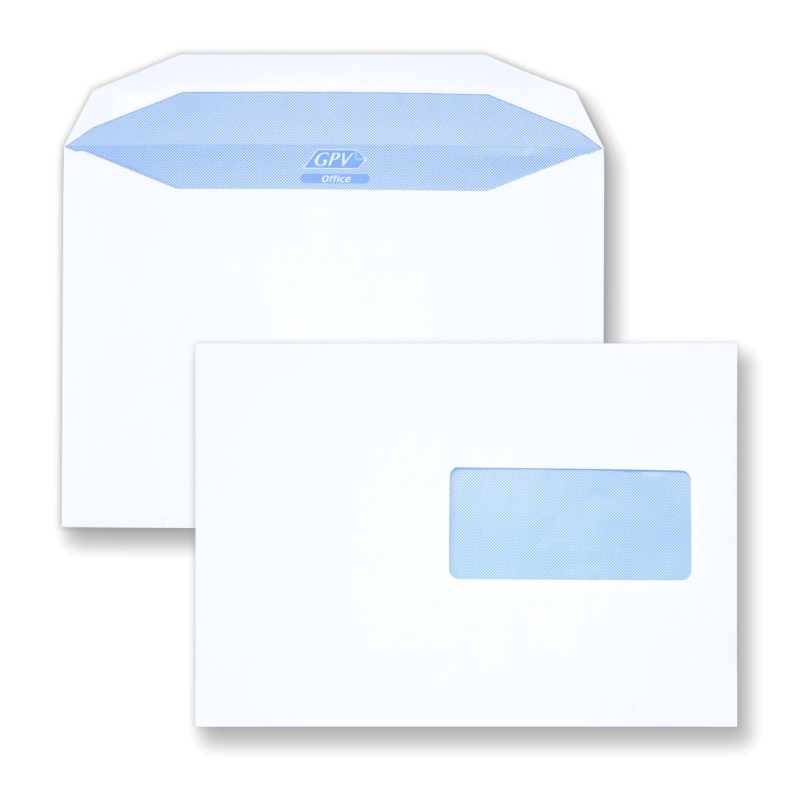 Enveloppe format international - C5 162 x 229 mm - sans fenêtre