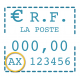 Timbre affranchissement AX de machines à affranchir Francotyp Postalia PostBase Mini