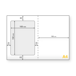 Dimensions Planches étiquette Colissimo 150x100 mm