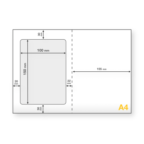 Dimensions Planches étiquette Colissimo 150x100 mm