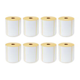 8 Rouleaux d'étiquettes easyReco 102 x 76 mm