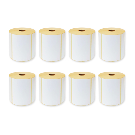 8 Rouleaux d'étiquettes easyReco 102 x 76 mm