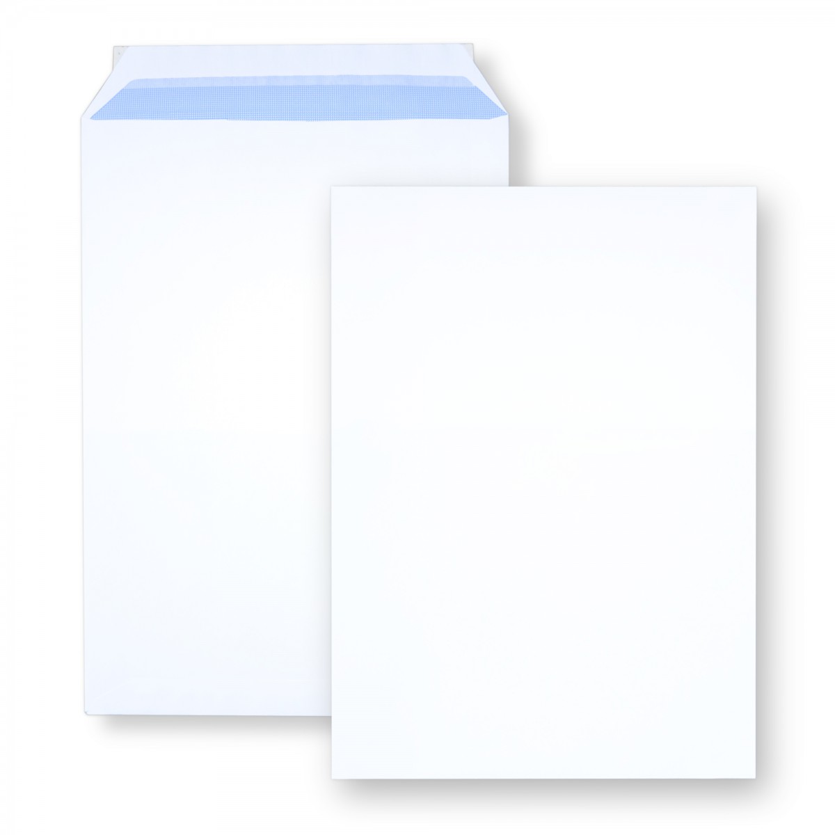 Enveloppes avec fenêtre publicitaire - Blanc ~229 x 324 mm (C4)